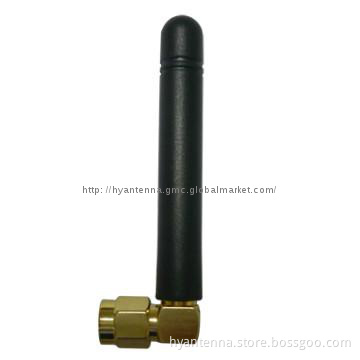 Dual band gsm rubber antenna